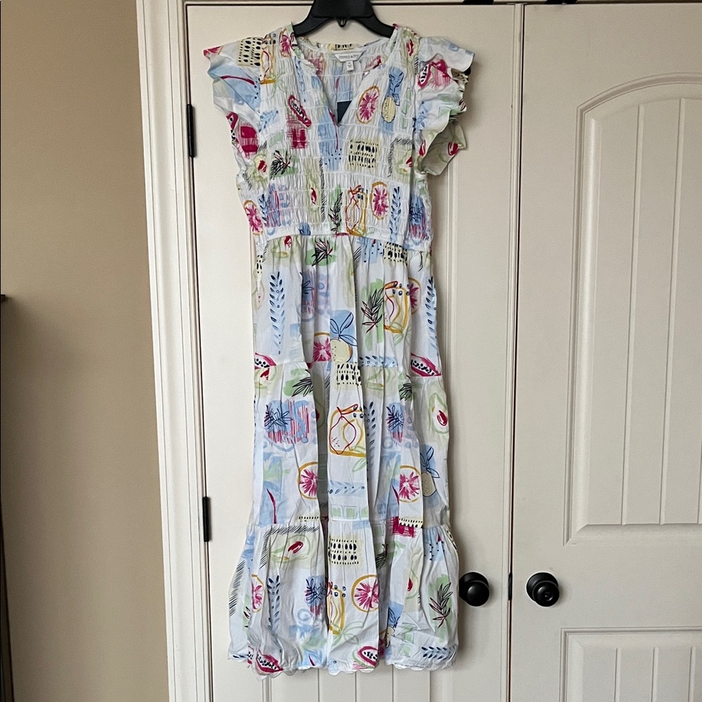 crown & ivy Multicolor Patterned Maxi Dress